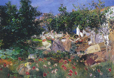 Valencian Orange Grove Joaquin Sorolla